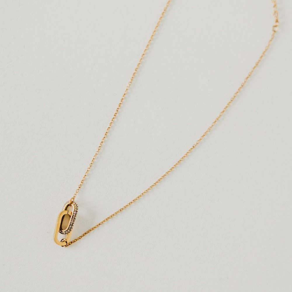 Linked with Diamonds Chain Necklace