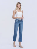 Aventurine Mid Rise Ankle Jeans