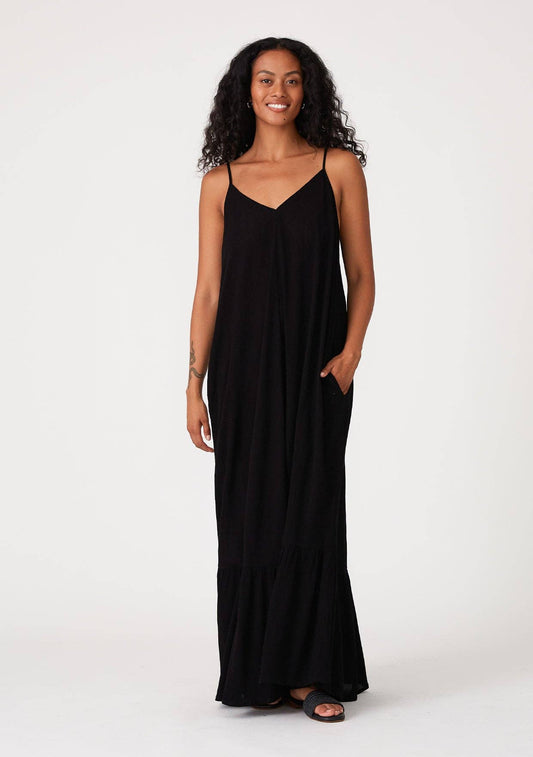 Emme V-Neck Maxi Dress