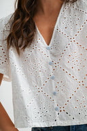 Clara Eyelet Blouse
