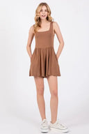 Double Layer Detailed Romper