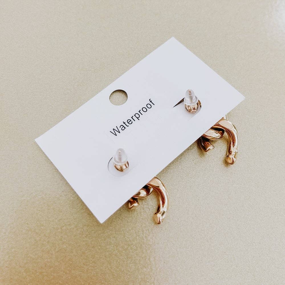Broken Chain Link Earrings