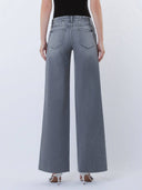 Mags Mid Rise Grey Wide Leg