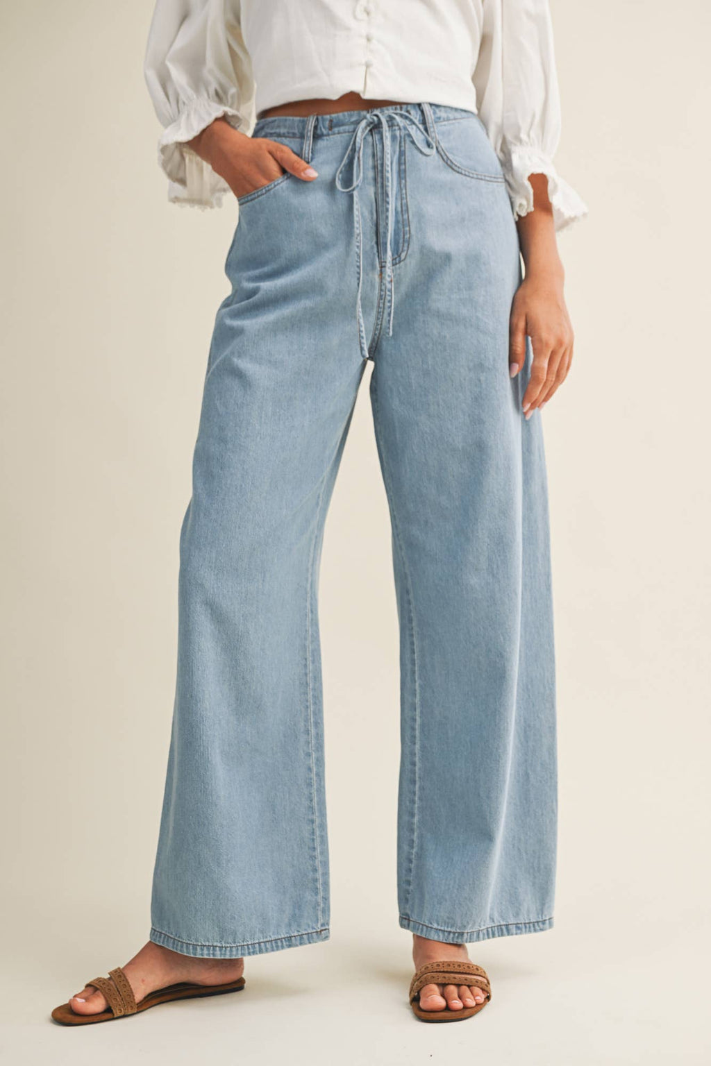 Marlie Relaxed Denim Pants