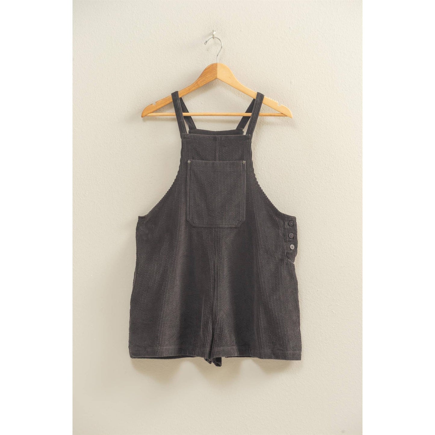 Kandi Corduroy Overall Romper