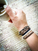 Boho Hair Ties | Rustic neutrals