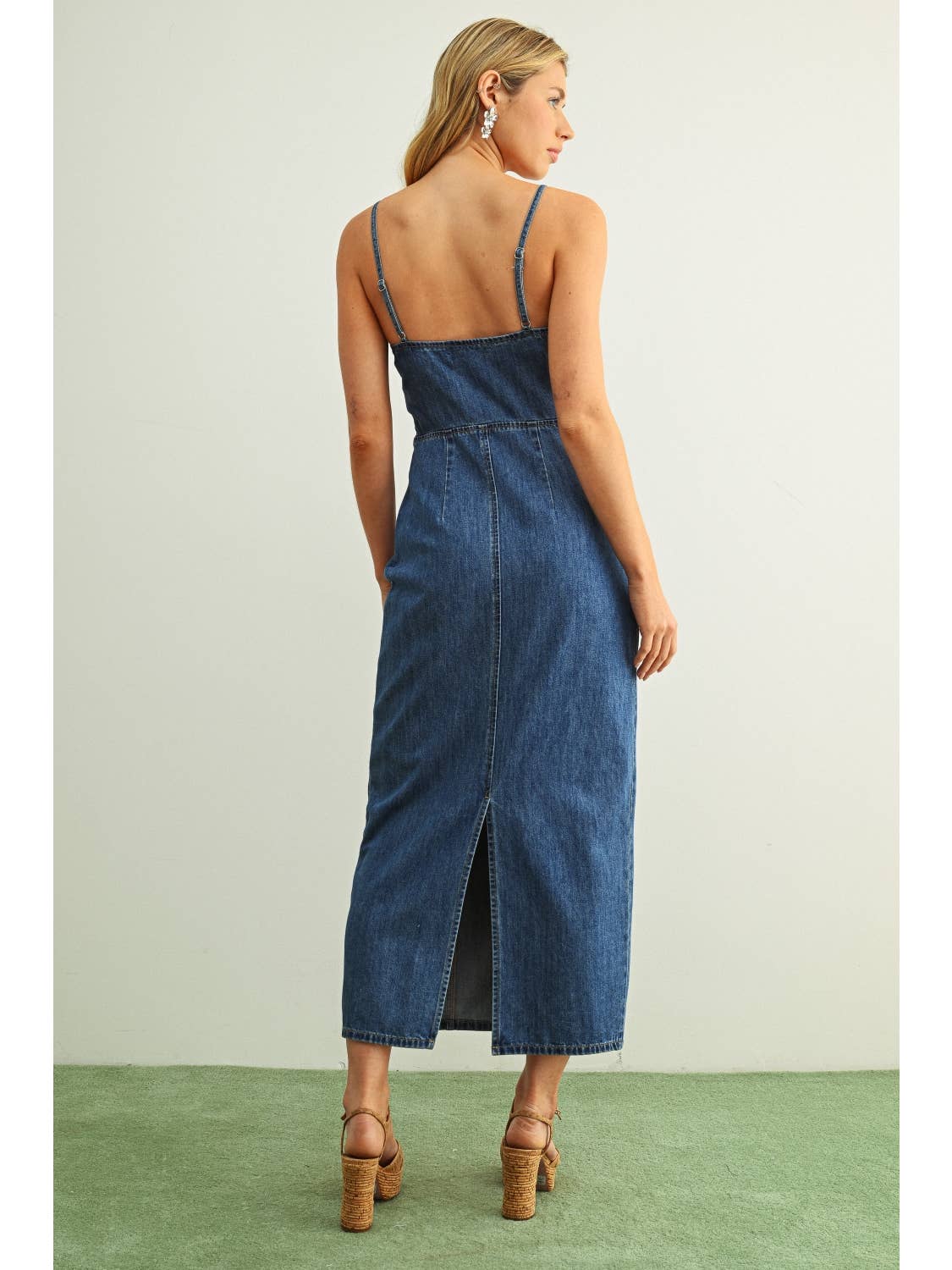 Lily's Denim Long Dress