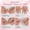 Soft Teal Press-On Nails | Short Squoval Solid Nail