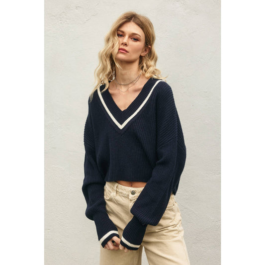 Striped Detail Sweater