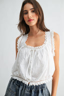 Daisy Eyelet Top