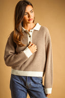 Naomi Waffle Knit Sweater