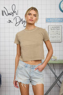 Kinlee Cropped Knit Tee