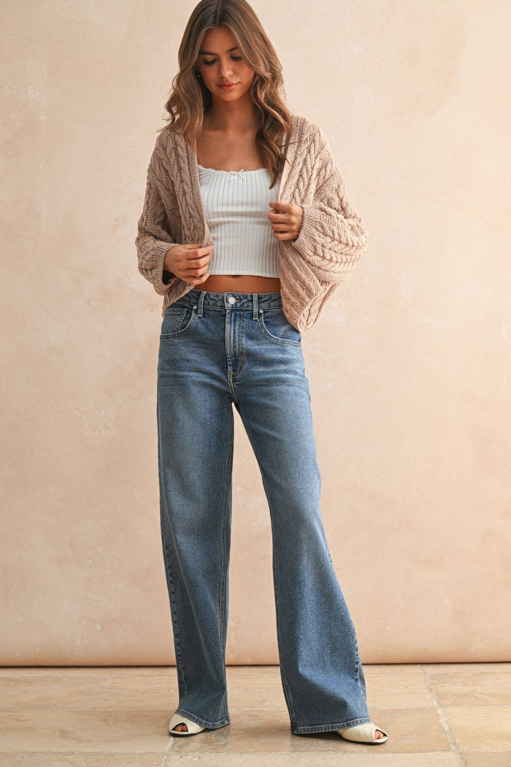 Daley Cable Knit Cardigan