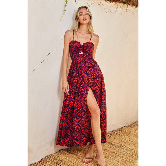 Haven Smocked Maxi Dress
