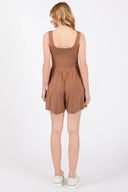 Double Layer Detailed Romper