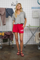 Vivi V-neck boxy top