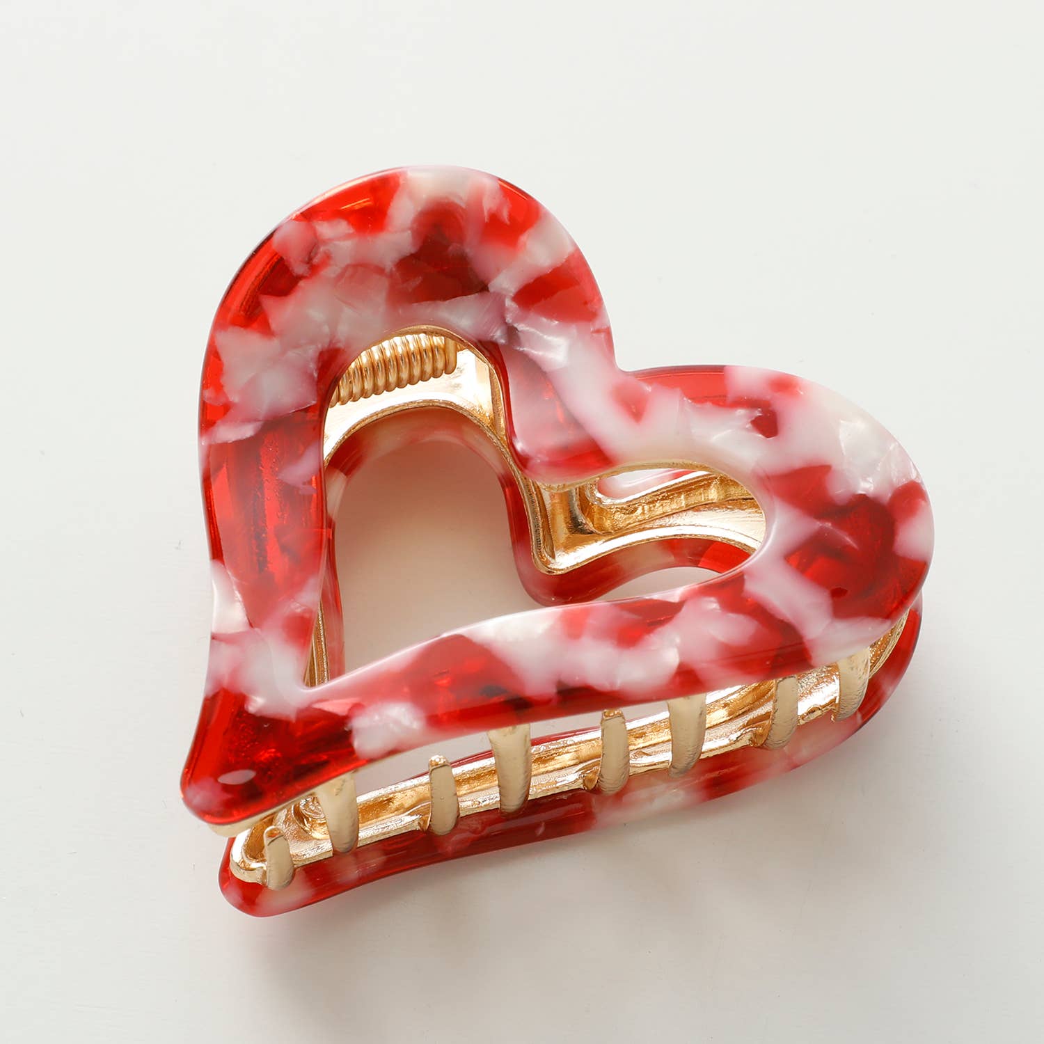 Juliette Valentine Heart Metal Claw Clip