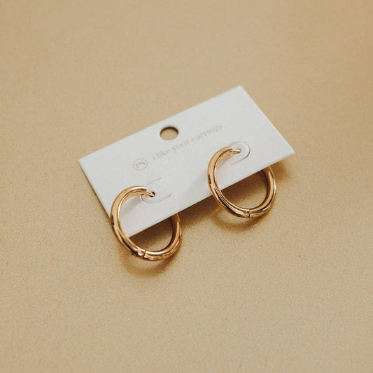 Sweetheart Hoop Earrings
