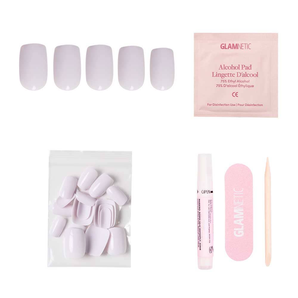 Lilac Gray Press-On Nails