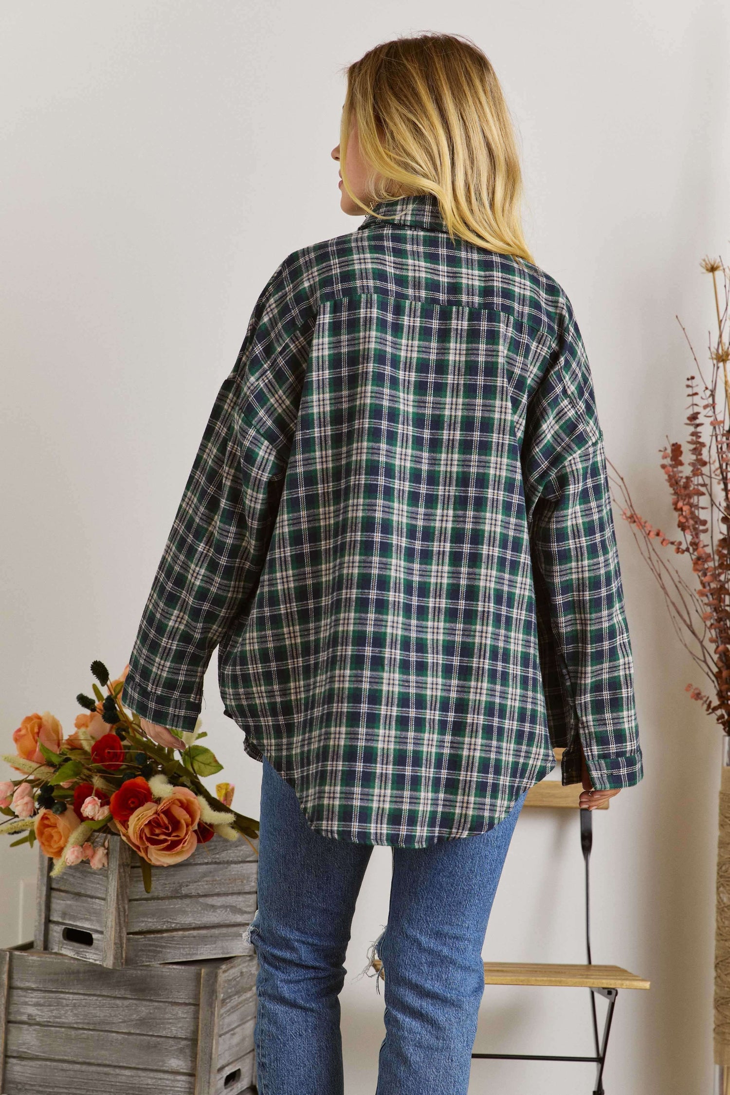 Fall in Love Plaid Shirt