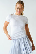 Essential Short Sleeve Ribbed Top