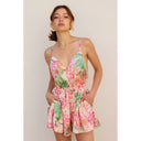 All In Love Deep Surplice Romper