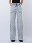 Sailor Utility Wide-Leg Jeans
