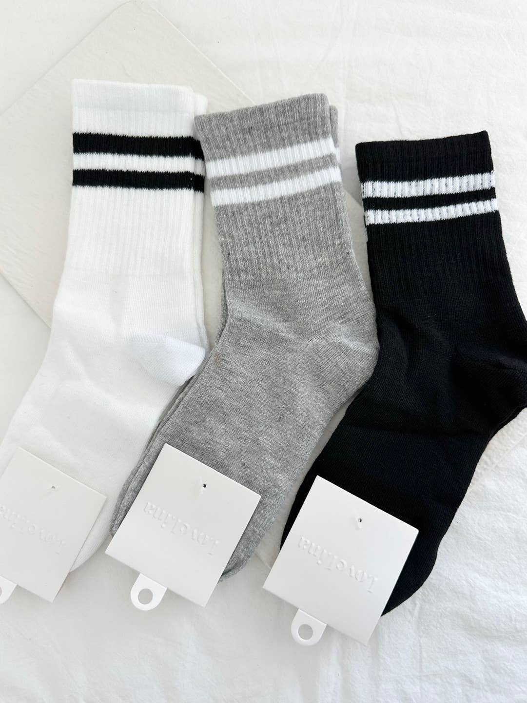 Classic Sporty Crew Socks