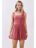 Double Layer Detailed Romper
