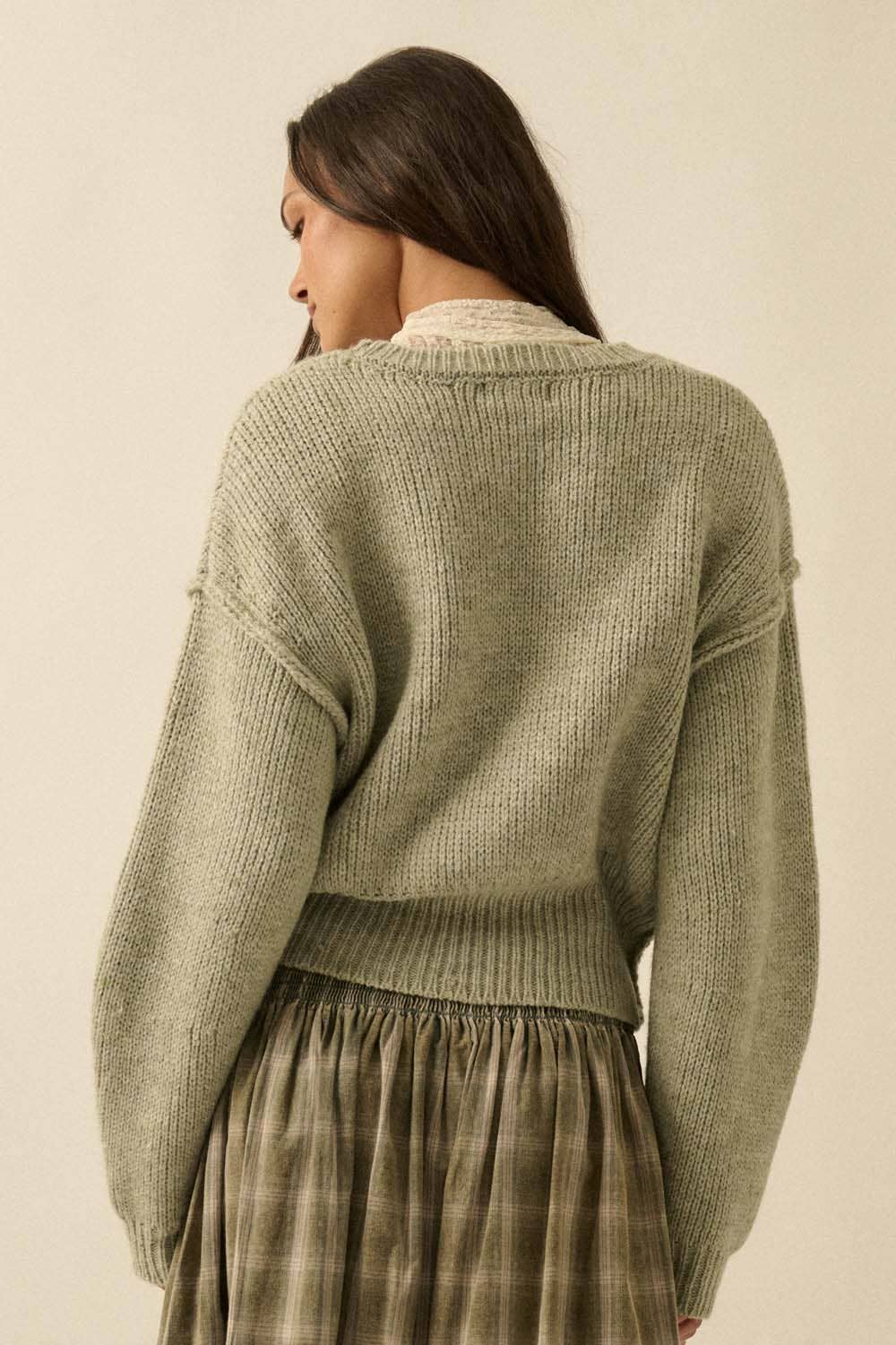 Drop Shoulder Sweater