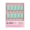 Soft Teal Press-On Nails | Short Squoval Solid Nail