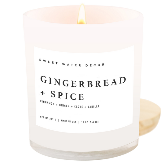 Gingerbread and Spice 11 oz Soy Candle