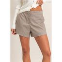 Blair Houndstooth Shorts