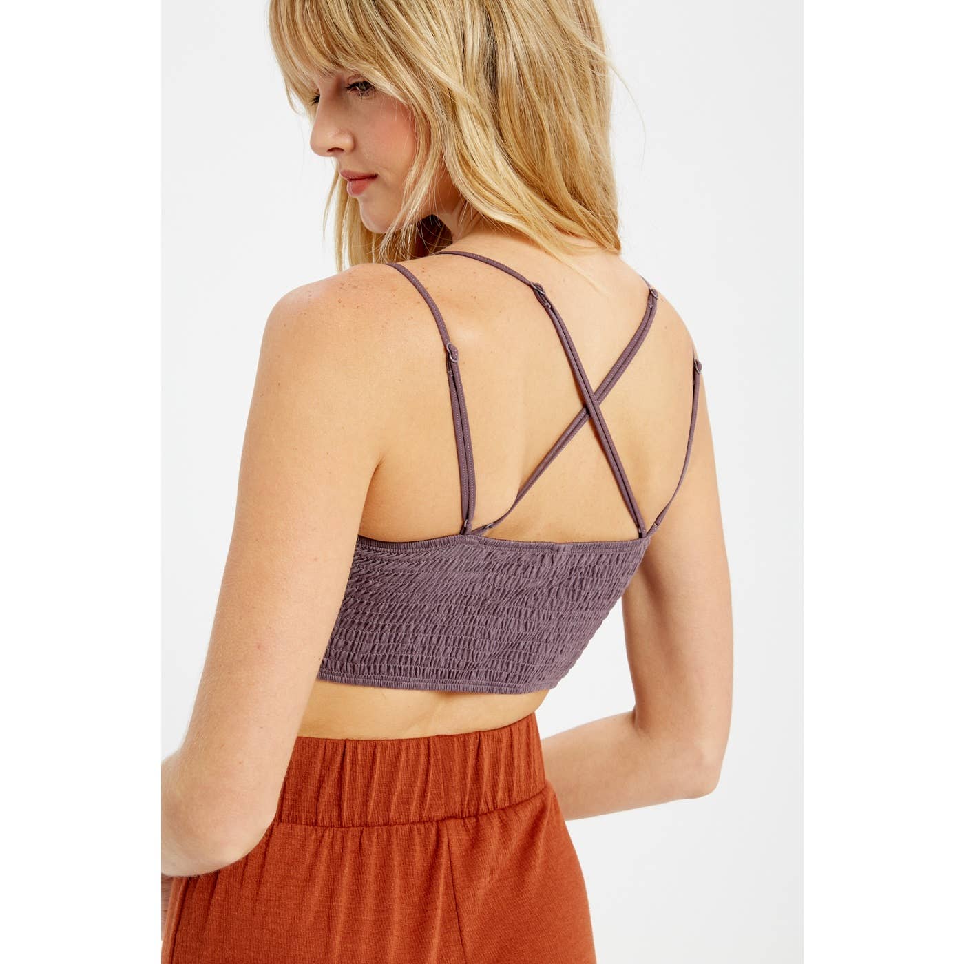 Ruthie Floral Scalloped Lace Bralette