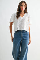 Clara Eyelet Blouse