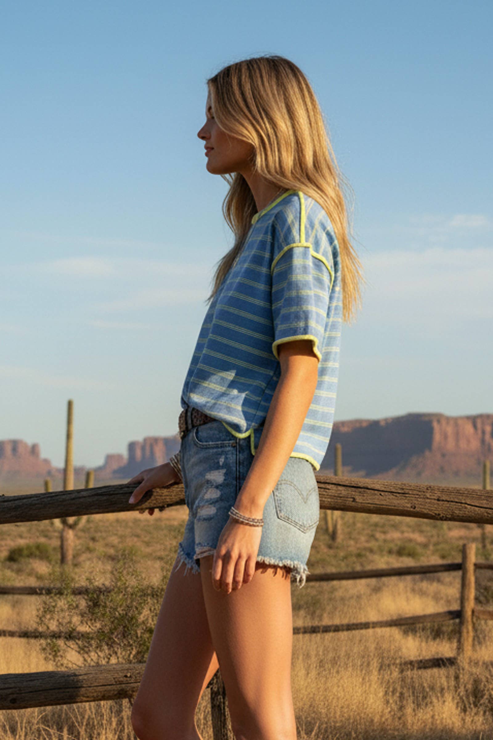 Striped Oversized Relaxed Top