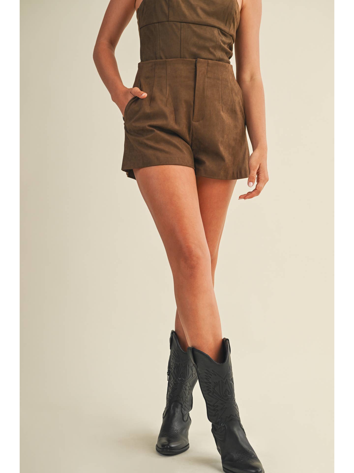 Ashton High Waist Shorts