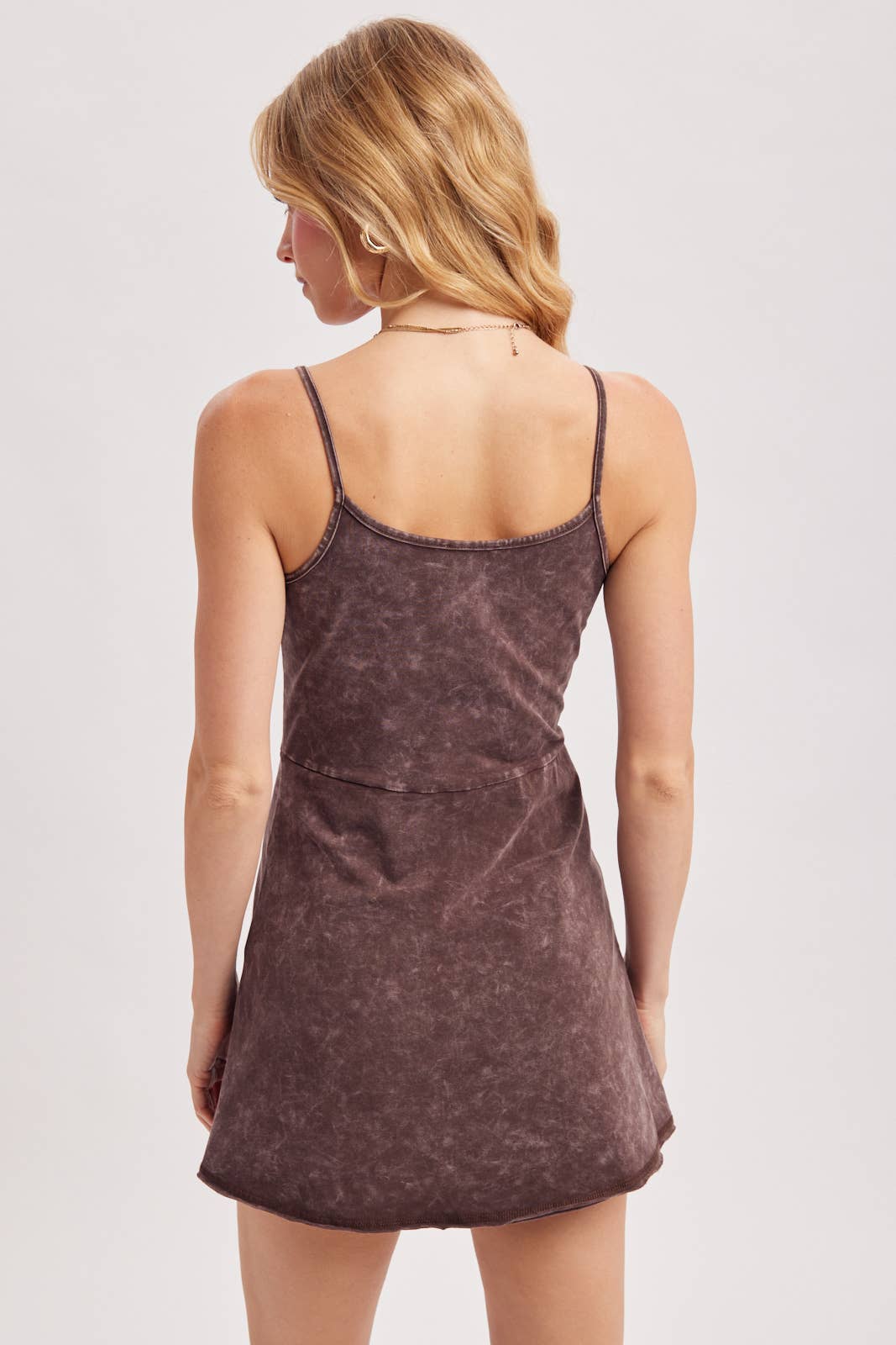 Mineral Washed Knit Romper