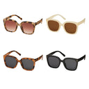Kids Blue Gem Round Square Sunglasses