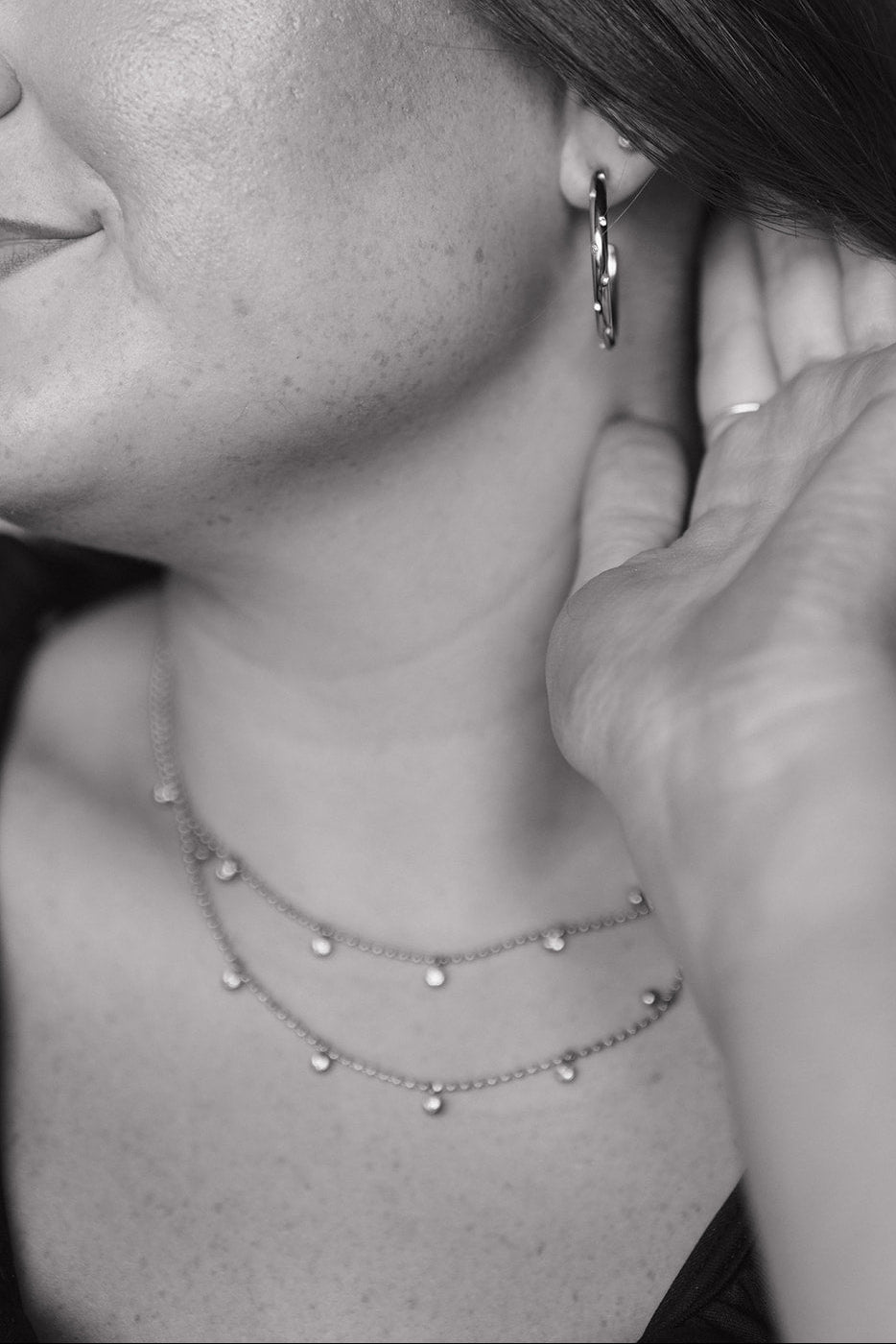 Heidi Thin Hoop Earrings