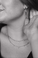 Robyn Double Strand Bead Necklace
