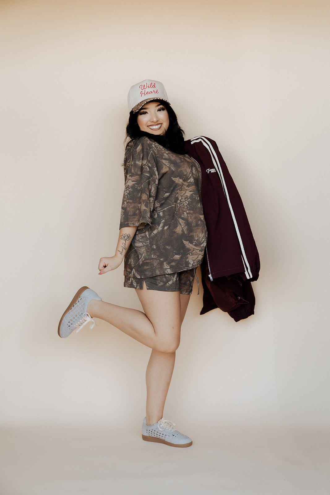 Camo French Terry Shorts Set
