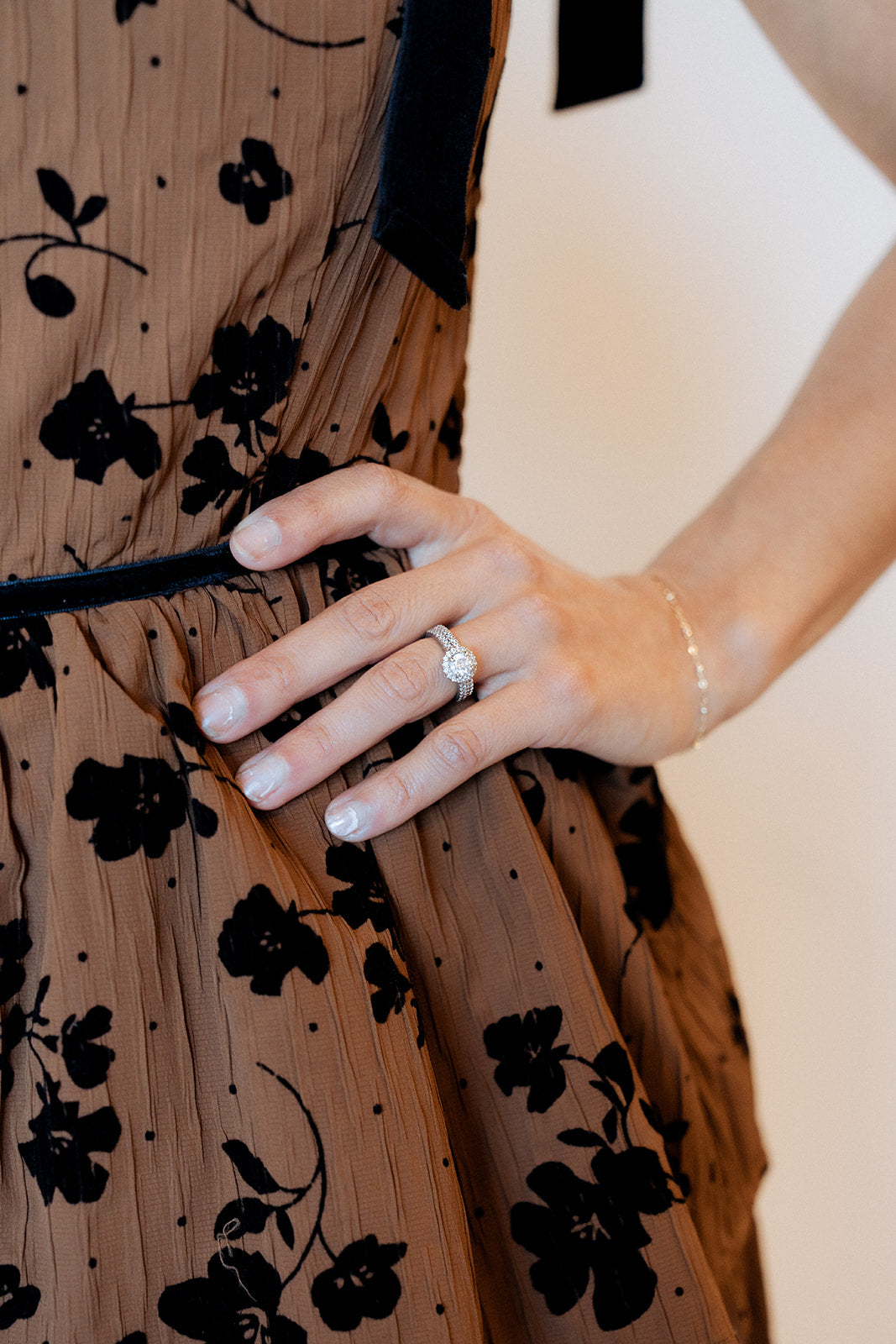 Floral Tiered Midi Dress