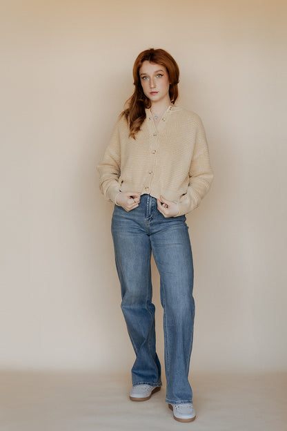 The Perfect Cable Knit Cardigan