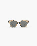 Kids Blue Gem Round Square Sunglasses