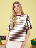 Juniper Colorblock Stripe Tee