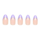 French Lilac Press-On Nails | Short Almond | Spring Purple