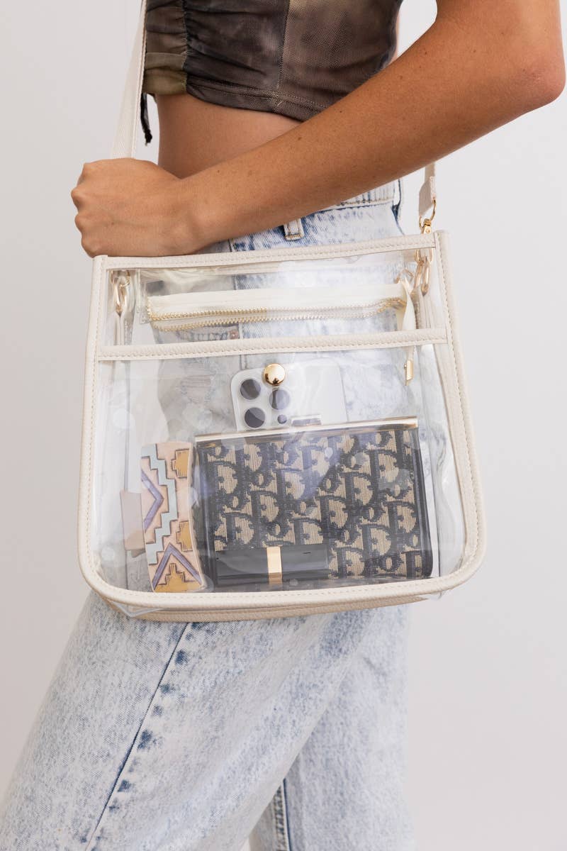Clear Carry Messenger Bag