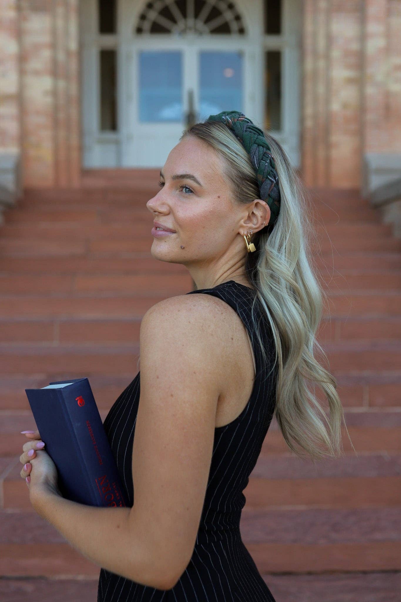 Plaid Braid Headband