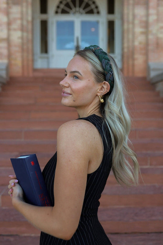 Plaid Braid Headband